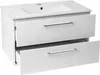 Stamar Waschtisch mit Unterschrank Hängend 80 x 47 cm Weiß Produktbild-Vorschau 2
