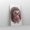 Bild auf Leinwand - Leinwandbild - Einteilig - Igel Cupcake Produktbild-Vorschau 4