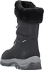 A black winter boot with a grey sole and black fur trim. Produktbild-Vorschau