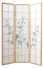 Homestyle4u Paravent Raumteiler 3 teilig Holz Natur Produktbild-Vorschau 9