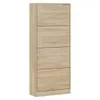 vidaXL Szafka na buty dąb sonoma 63x24x147 cm Materiał Podgląd zdjęcia produktu 11