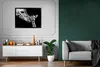 MuchoWow® Gerahmtes Poster Tiere - Schwarz - Weiß - Giraffe Produktbild-Vorschau 6