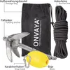 Kotva na čln ONVAYA® | 0,7 kg | skladacia kotva | sada Náhľad obrázku produktu 5