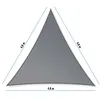 Tenda da sole Toboli triangolo 4x4x4m Protezione solare Anteprima dell’immagine prodotto 3