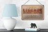 Blechschild Retro 18x12cm Legende im Ruhestand Schild Produktbild-Vorschau 4
