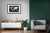 MuchoWow® MuchoWow® Gerahmtes Poster Weltkarte - Marmor - Produktbild-Vorschau 8