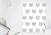 MuchoWow® Mauspad Mousepad Fuchs - Muster - Formen 30x40 cm Produktbild-Vorschau 6