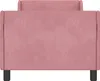 vidaXL Kinderbettgestell mit Kopfteil Rosa 80 x 160 cm Samt Produktbild-Vorschau 5