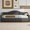 Schlafsofa mit Bettfunktion, LED-Beleuchtung, Lattenrost, Produktbild-Vorschau 3