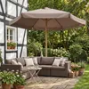 Sekey Balkonschirm 200 cm Ø Holzoptik, Knickbar, Stabiler Produktbild-Vorschau 9