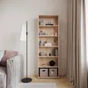 KOMTO Bücherregal 60 cm breit, Sonoma, Bücherregal mit 6 Produktbild-Vorschau 3