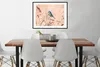 MuchoWow® Gerahmtes Poster Vogel - Blaumeise - Schilf 80x60 Produktbild-Vorschau 3