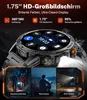 Smartwatch Herren Militär 2025 mit 1000mAh Akku, 1,75" HD Produktbild-Vorschau 3