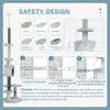 PawHut tiragraffi a soffitto, albero per gatti, tiragraffi Anteprima dell’immagine prodotto 7