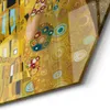 DEQORI Glasbild Echtglas 40x35 cm 'Der Kuss von Gustav Produktbild-Vorschau 4
