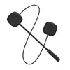 A pair of black motorcycle helmet headphones with a connecting wire, shown against a white background. Náhled obrázku produktu