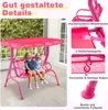 Huśtawka dla dzieci COSTWAY, 2-osobowa huśtawka dla dzieci Podgląd zdjęcia produktu 7
