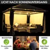 Alu Pavillon INFINITY 4x4x beige inkl. LEDs Produktbild-Vorschau 6