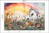 Muralo Selbstklebende Fototapete für Kinder EINHORN Blumen Produktbild-Vorschau 2