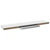 vidaXL Schweberegale 2 Stk. Weiß 120x23,5x3,8 cm MDF Produktbild-Vorschau 14