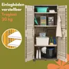 Gartenschrank Wetterfest Outdoor Kunststoff Schrank Produktbild-Vorschau 5