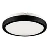 Runde Deckenleuchte 22 cm LED 18W schwarz / weiß Vera Produktbild-Vorschau 1