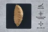 MuchoWow® Mauspad Mousepad Blätter - Schwarz - Gold - Luxus Produktbild-Vorschau 2
