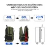 NULSTA Laptop Rucksack 60L, Reiserucksack Handgepäck mit Produktbild-Vorschau 3