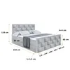 ALTDECOR Boxspringbett mit Matratze(20 cm hoch) und Produktbild-Vorschau 6