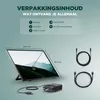 Remodius draagbare monitor 13 inch – tweede scherm 2K USB-C Productafbeelding-voorbeeld 3