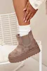 Damen Schneestiefel Mit Elastischem Einsatz Khaki Kiora 39 Produktbild-Vorschau 7