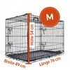 Hunde Transportbox Hundekäfig M zooprinz | Faltbar & Produktbild-Vorschau 2