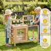 COSTWAY Küchenspielzeug Kinder, Outdoor Spielküche mit Produktbild-Vorschau 8