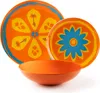 Set di stoviglie Excelsa 18 pezzi Spring Flat in porcellana Anteprima dell’immagine prodotto 3