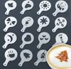 Schablonen Für Die Dekoration Kaffee Kuchen Desserts 16Pcs Produktbild-Vorschau 5