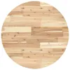vidaXL Tischplatte Rund Ø70x4 cm Massivholz Akazie Produktbild-Vorschau 4