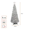 Árbol de Navidad inflable con iluminación LED - plateado / Vista previa de la imagen del producto 3