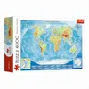 Trefl Grande mappa fisica del mondo Anteprima dell’immagine prodotto 7