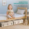 Navaris 2er Set Unterbett Aufbewahrungsbox - 58 x 38 x 15 Produktbild-Vorschau 2