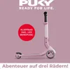 Puky Push Roller mit 3 LED Rädern klappbar raspberry 5202 Produktbild-Vorschau 15