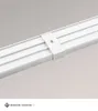 Deckenclip 3-spurig in grau (B x H x T) 20mm x 16mm x 47mm Produktbild-Vorschau 3