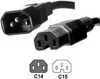 Microconnect PE011420, 2 m, C14-Koppler, C15-Koppler, Produktbild-Vorschau 2