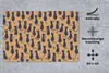 MuchoWow® Schreibtischunterlage Muster - Katze - Silhouette Produktbild-Vorschau 3