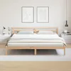 vidaXL Rám postele Hnědý 225,5 x 185,5 x 69,5 cm Masivní Náhled obrázku produktu 3