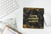 MuchoWow® Mauspad Mousepad Zitat - Gold - Glitter - Marmor Produktbild-Vorschau 5