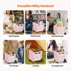 Carrello spesa VEVOR, pieghevole, alluminio, 2 ruote, Anteprima dell’immagine prodotto 4