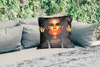 MuchoWow® Outdoor Kissen - Frau - Porträt - Gold - Luxus - Produktbild-Vorschau 2
