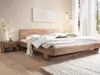Holzbett Sendai Akazie gebürstet 140x200 cm Produktbild-Vorschau 1