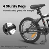 vidaXL BMX Rad 18 Zoll für 7-10 Jahre alt Schwarz Produktbild-Vorschau 6