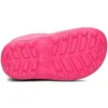 The sole of a pink Crocs rain boot for kids. Produktbild-Vorschau